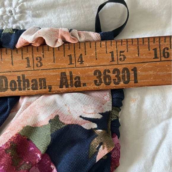 Lulus Averie Strapless Floral Maxi Dress M NWT Wedding Guest Formal - Picture 7 of 7